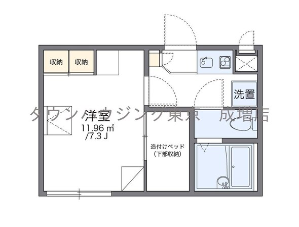 レオパレスROOSTの物件間取画像